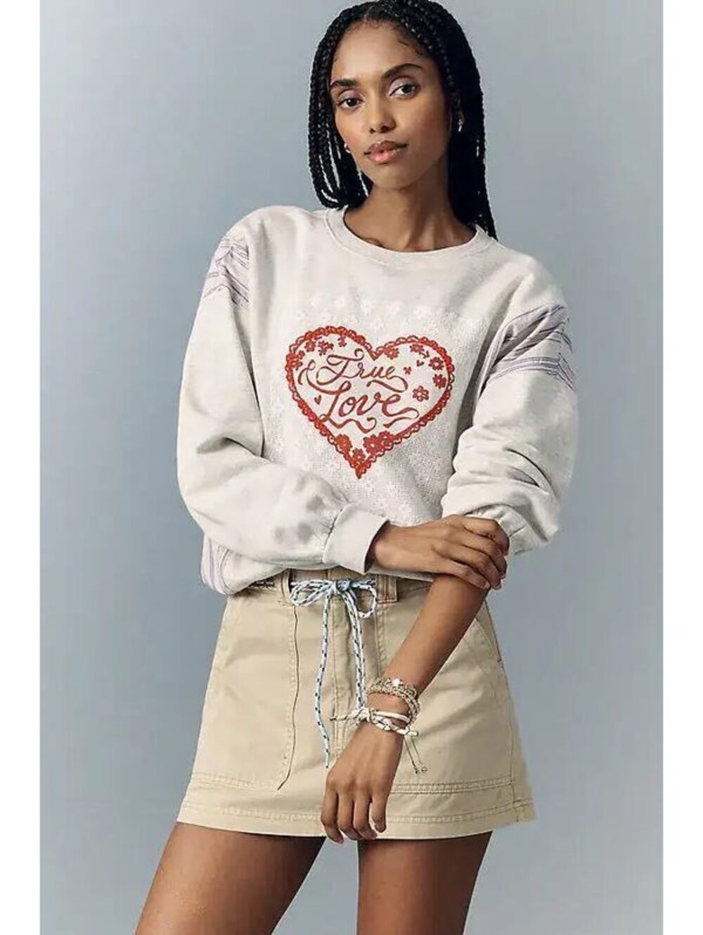 Anthropologie Maeve Be True Long-Sleeve Crew-Neck Sweater Size Xs